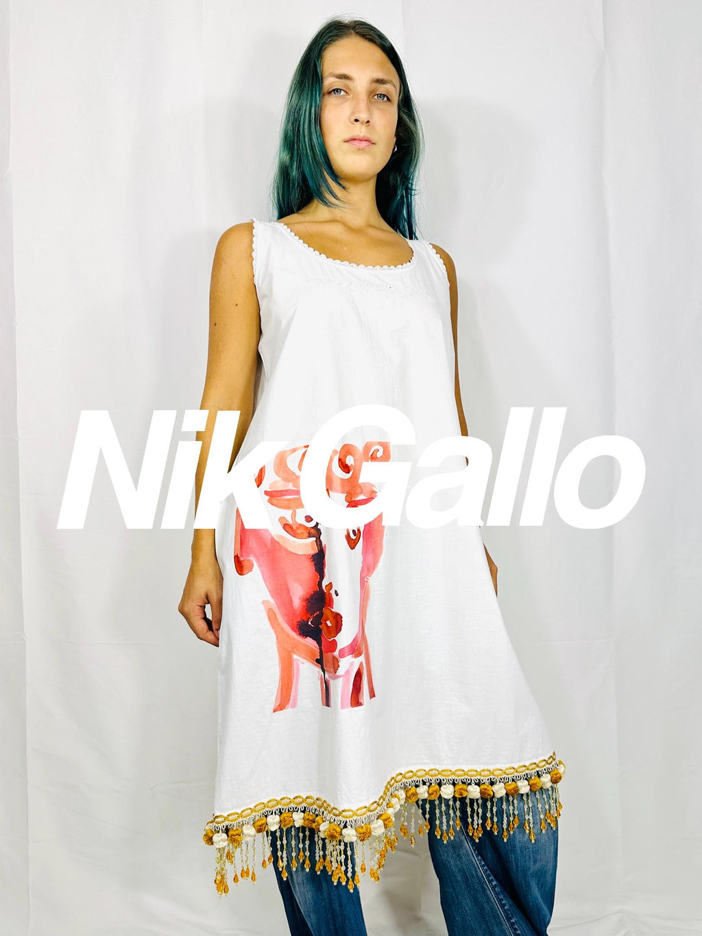 Custom Vintage midi nightgown