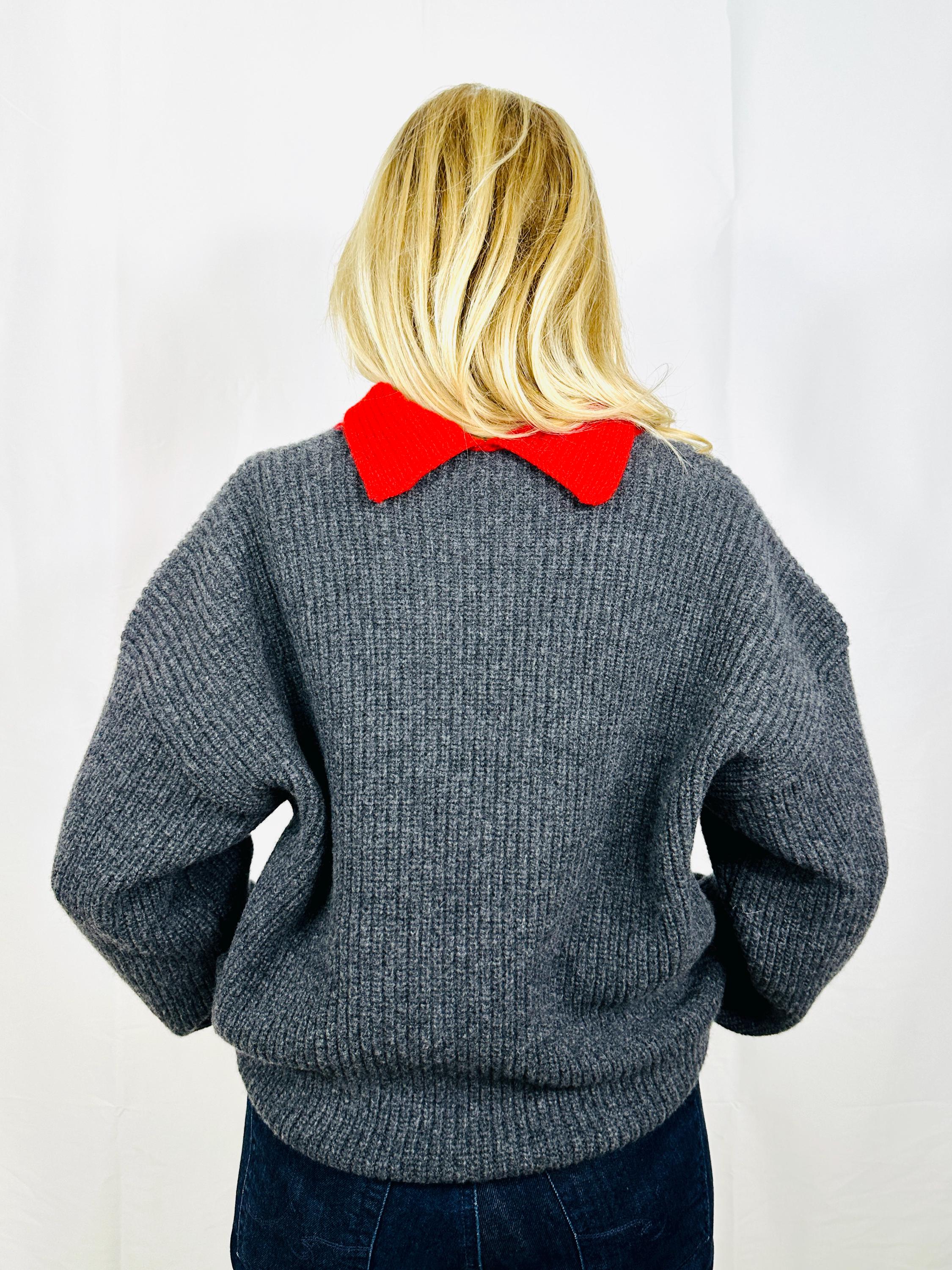Cable Jumper in merino and cashmere blend