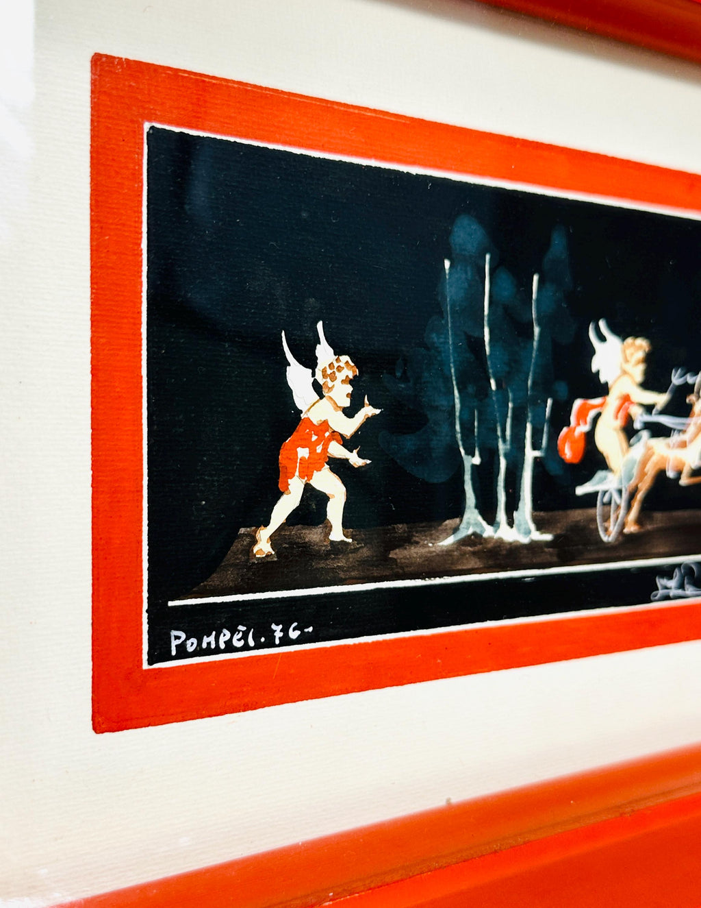Couple of framed watercolor paintings
