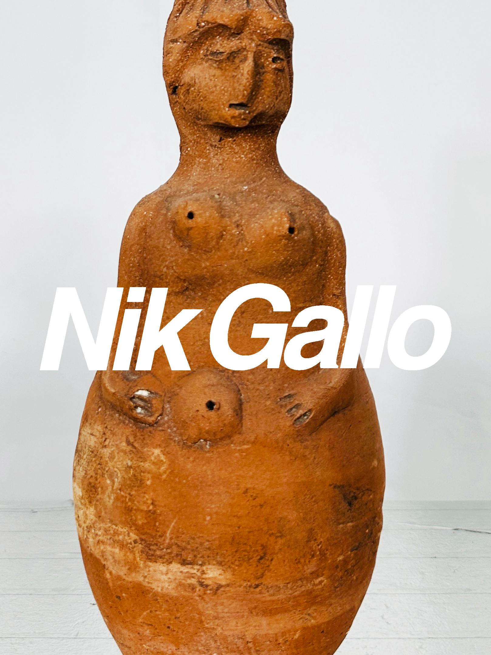Woman Shaped Terracotta Amphora