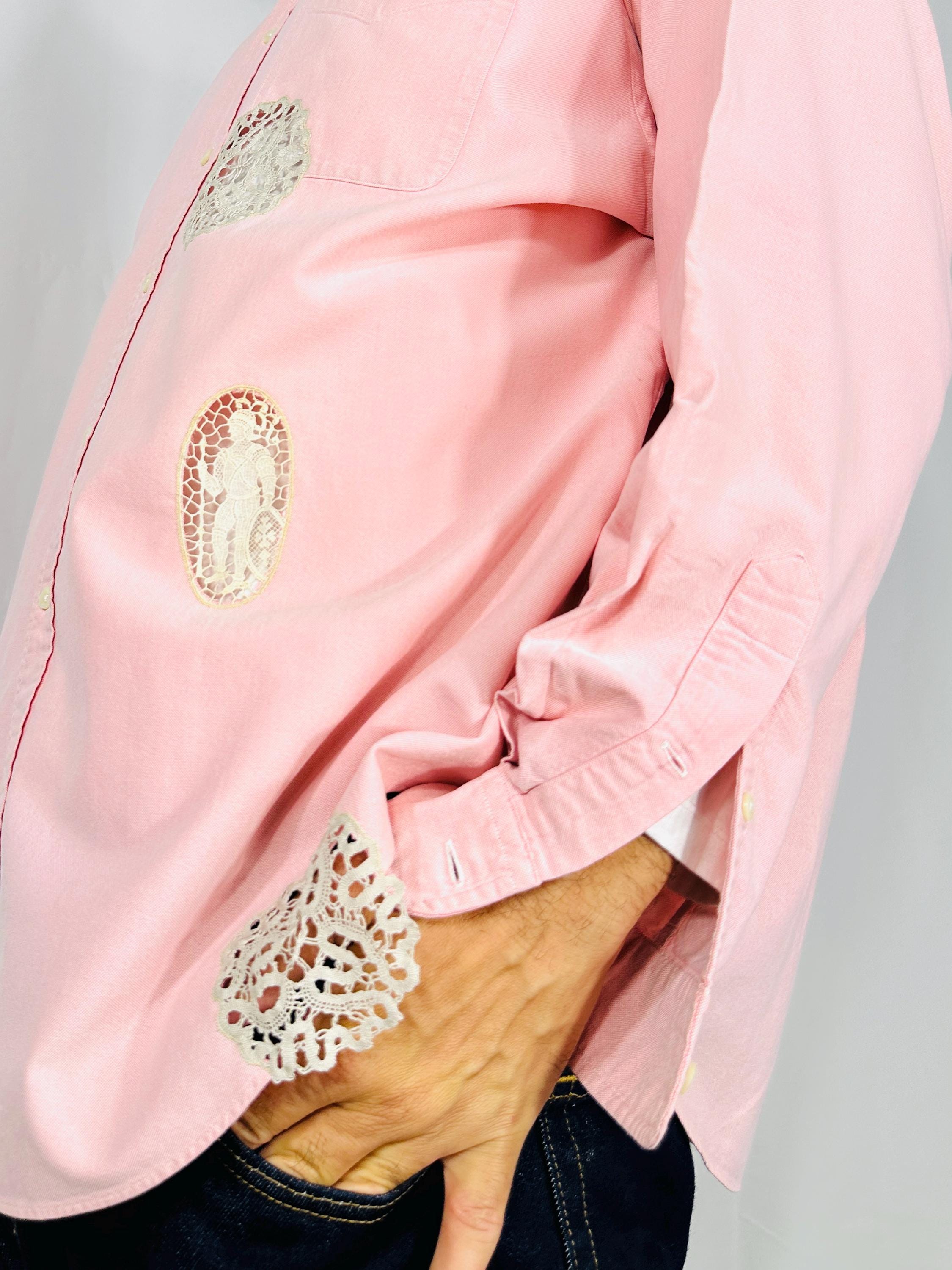 Custom Pink vintage oxford shirt