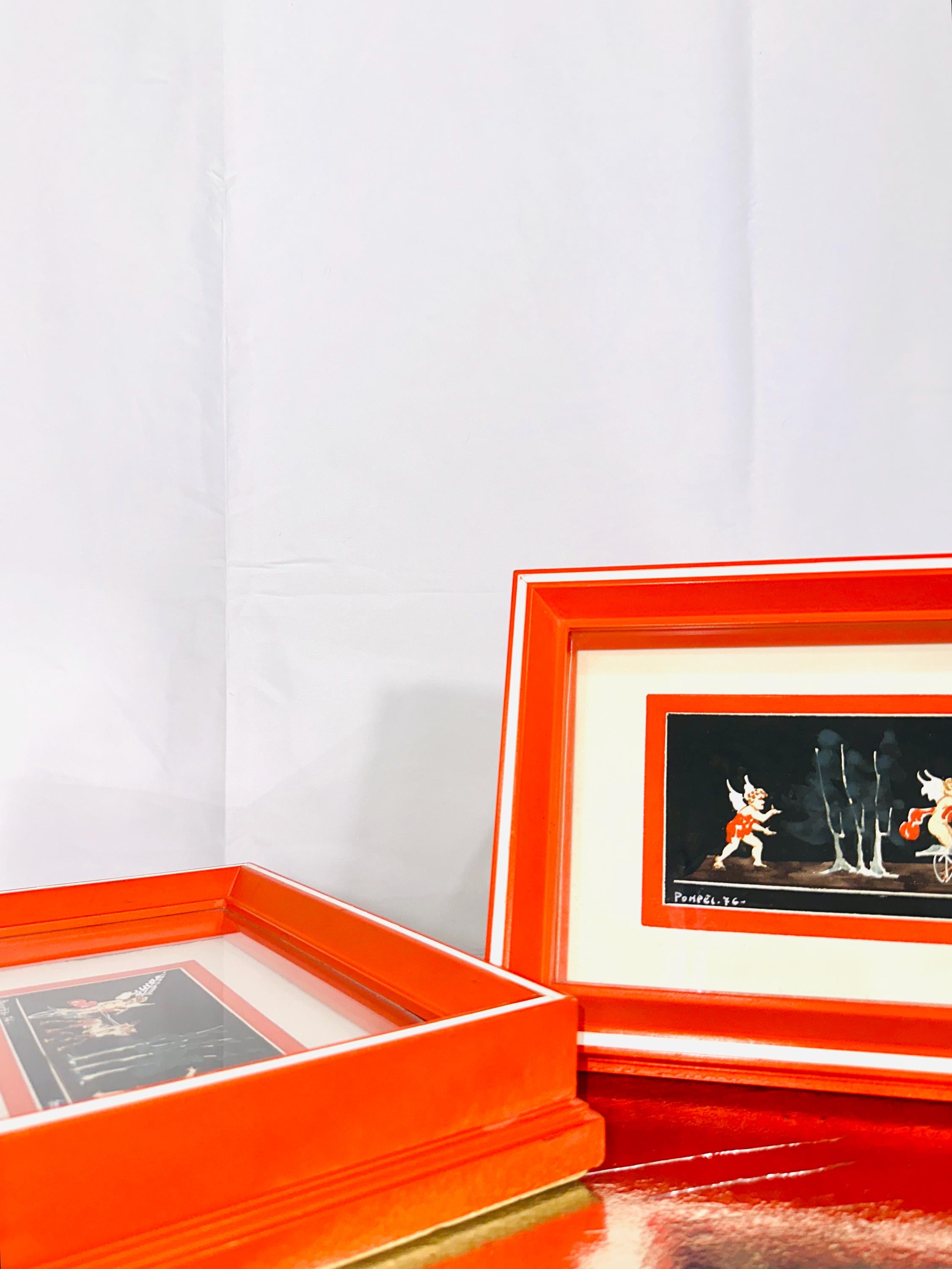Couple of framed watercolor paintings
