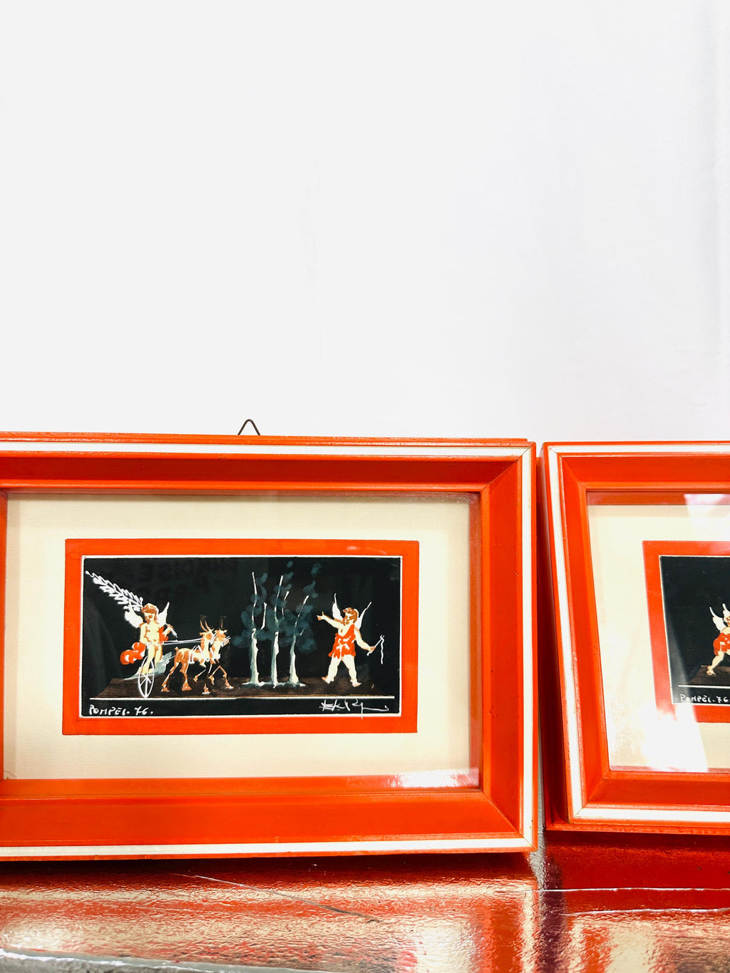 Couple of framed watercolor paintings