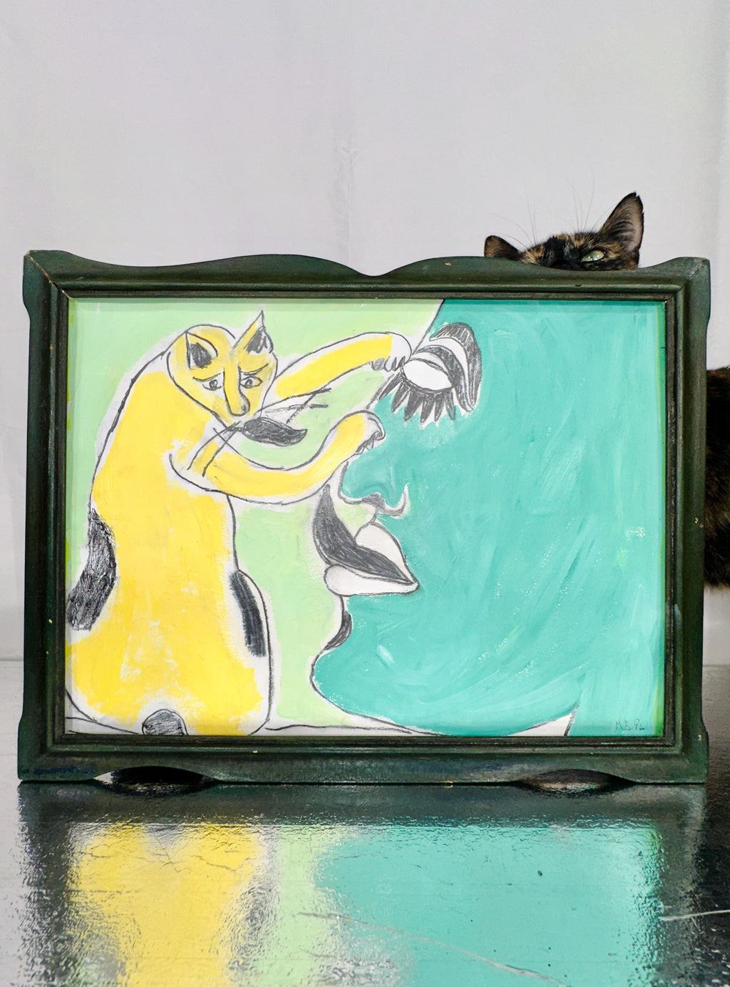 Acrylic and graphite painting by Michael Binder