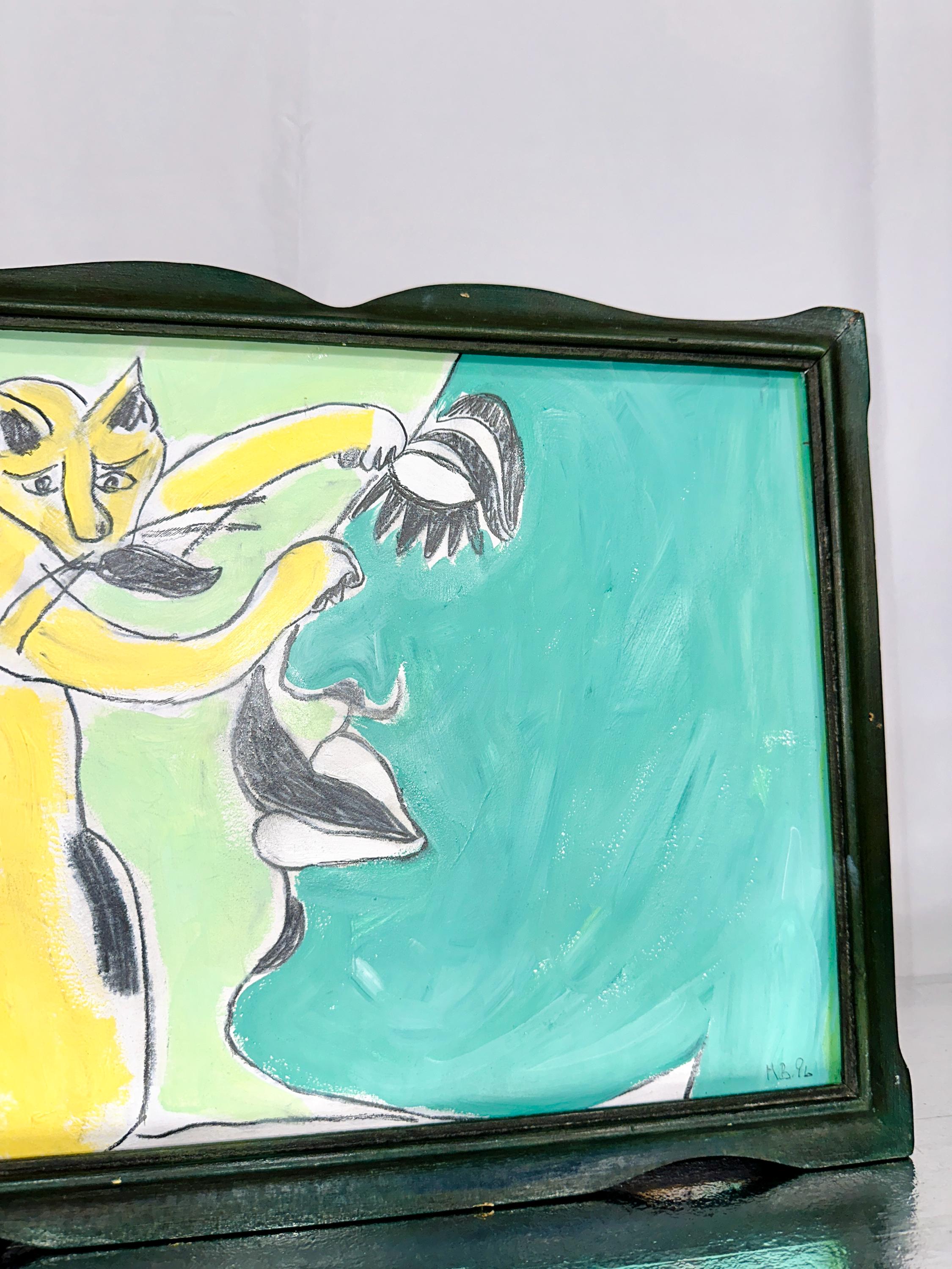Acrylic and graphite painting by Michael Binder