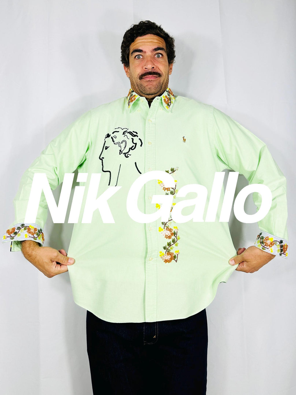 Custom Vintage green vintage shirt