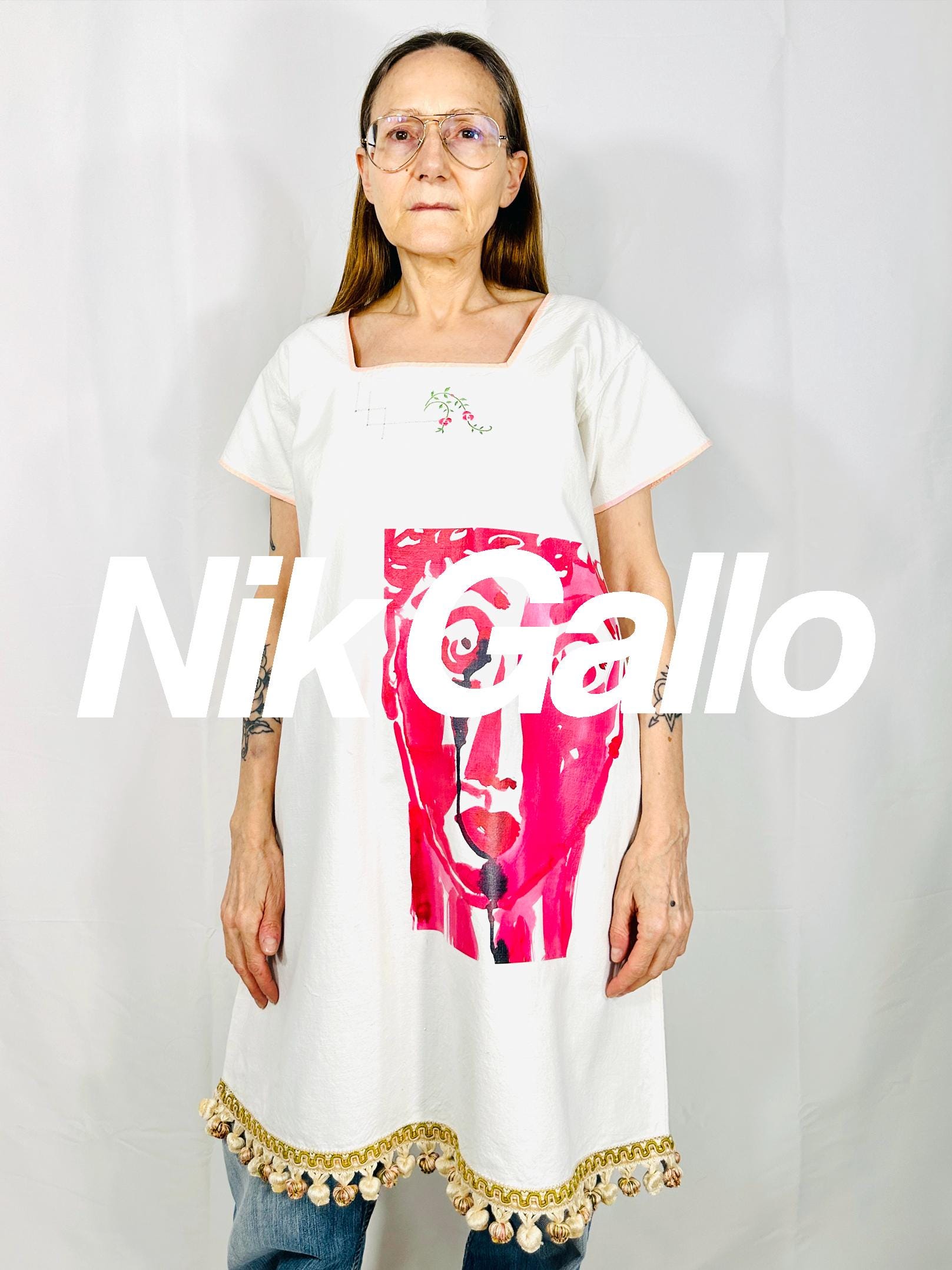 Custom vintage short nightgown