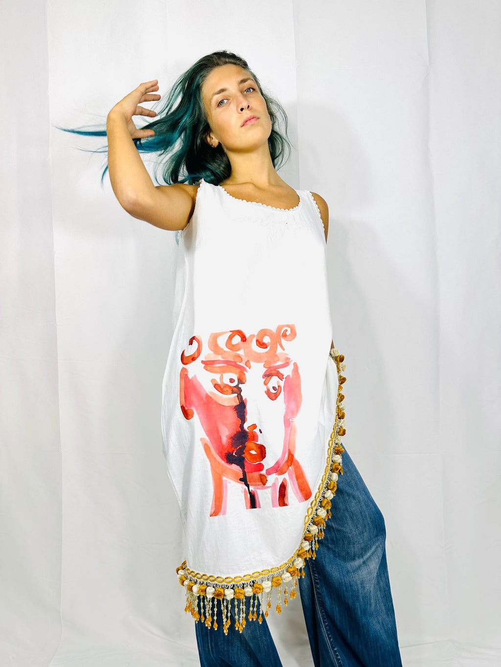 Custom Vintage midi nightgown