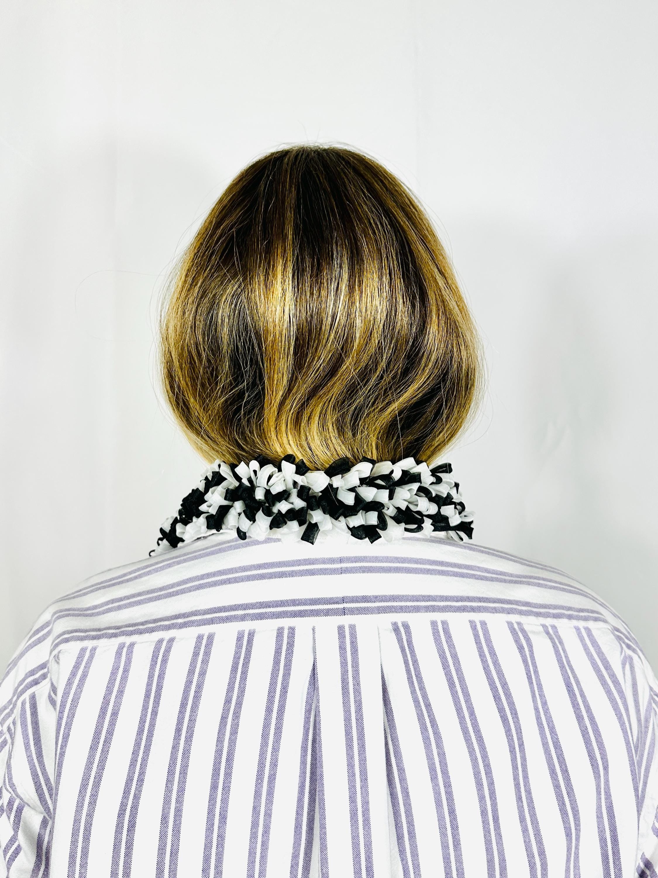 Custom Vintage shirt with beaded fringes