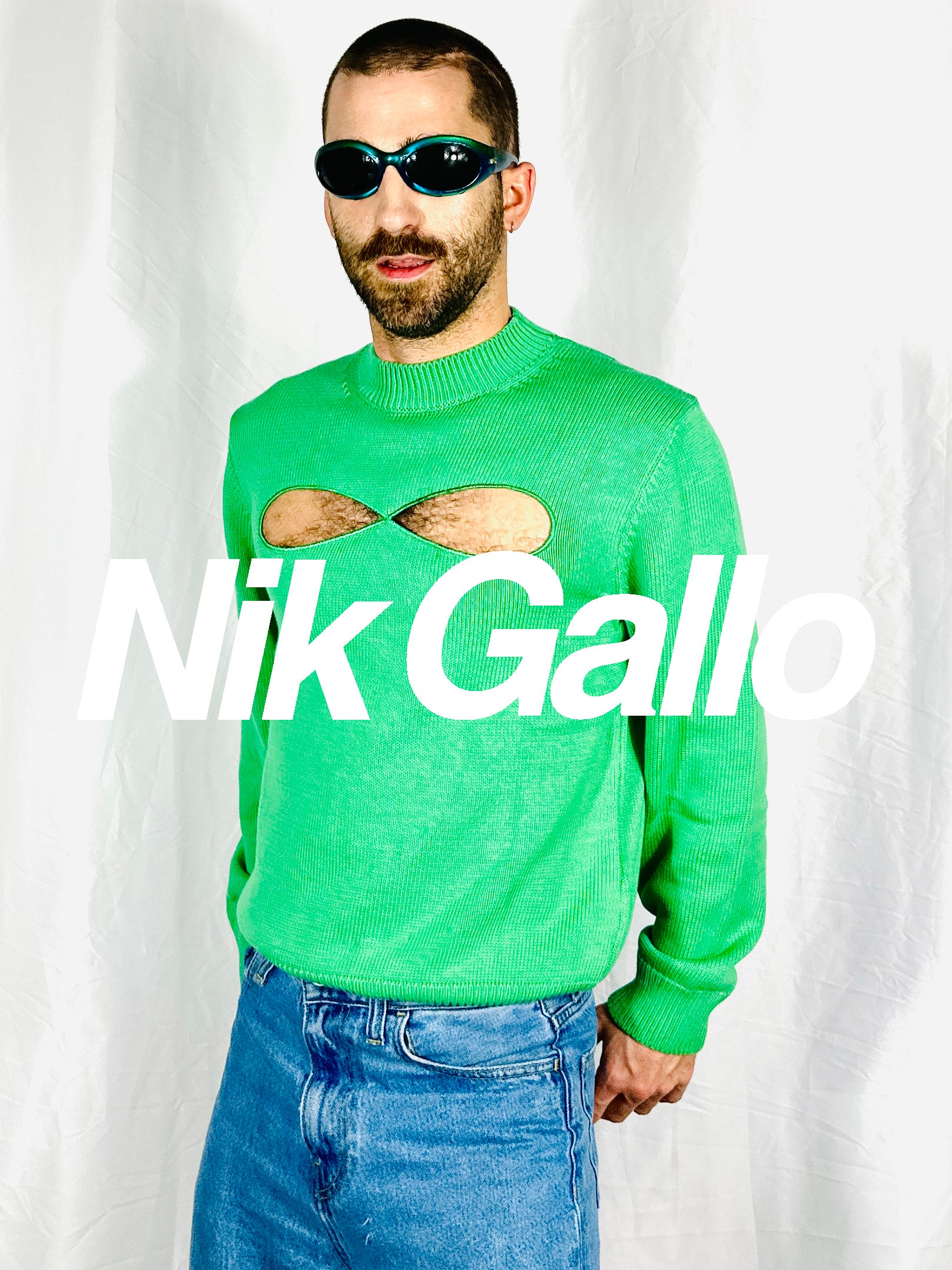 GHOST JUMPER IN MINT GREEN