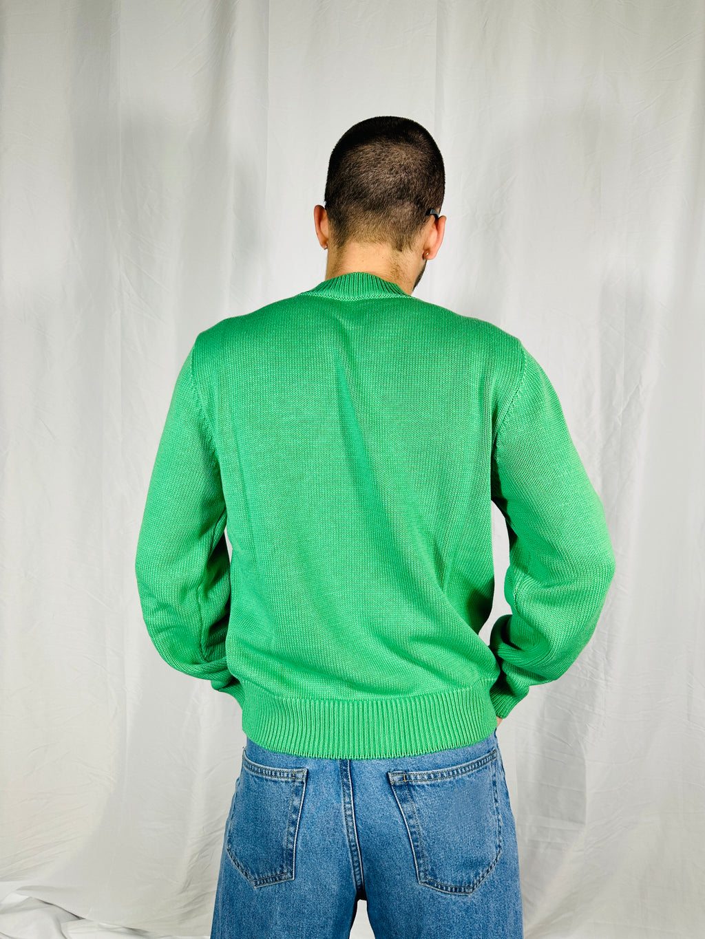 GHOST JUMPER IN MINT GREEN