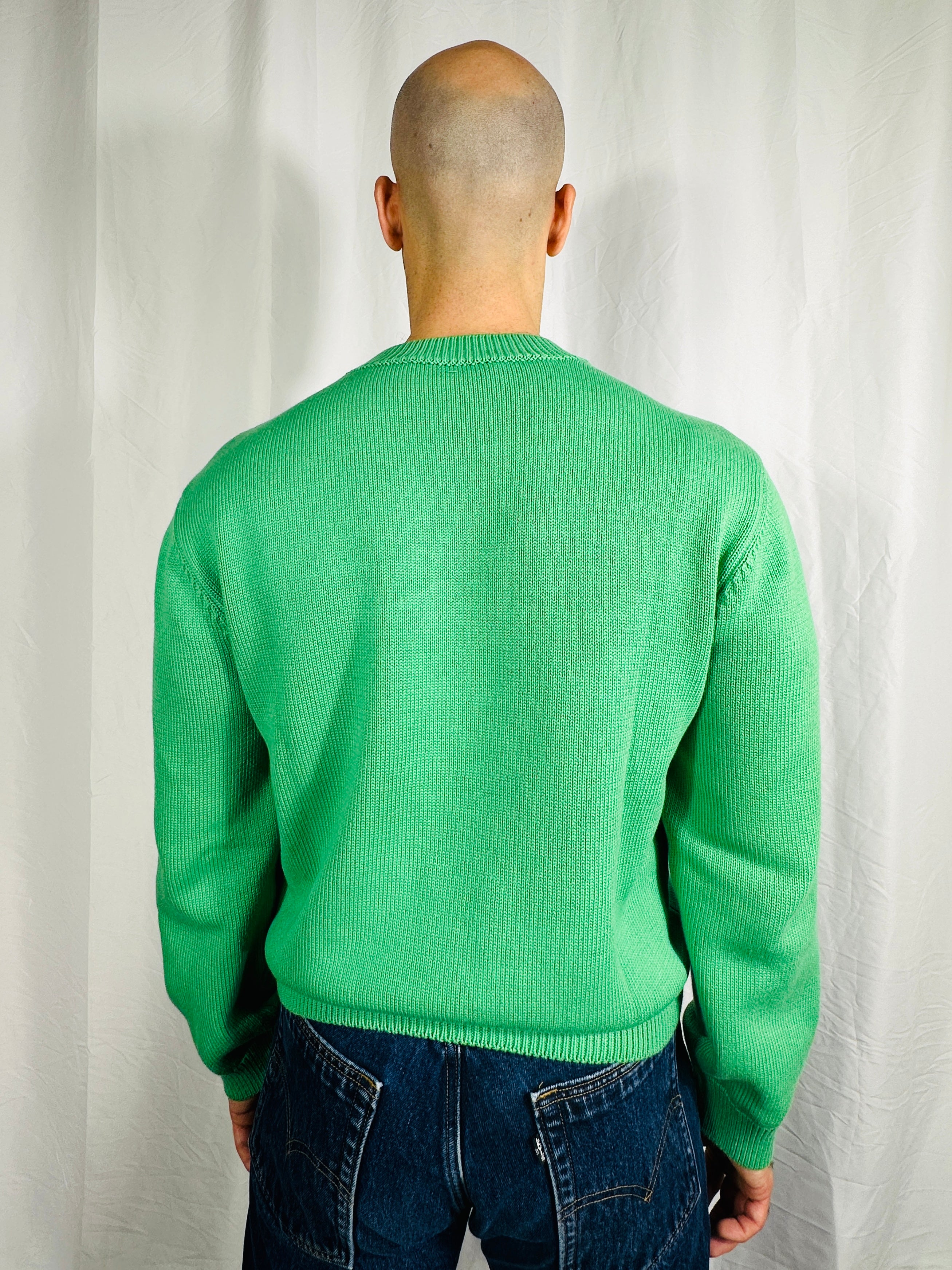 GHOST JUMPER IN MINT GREEN