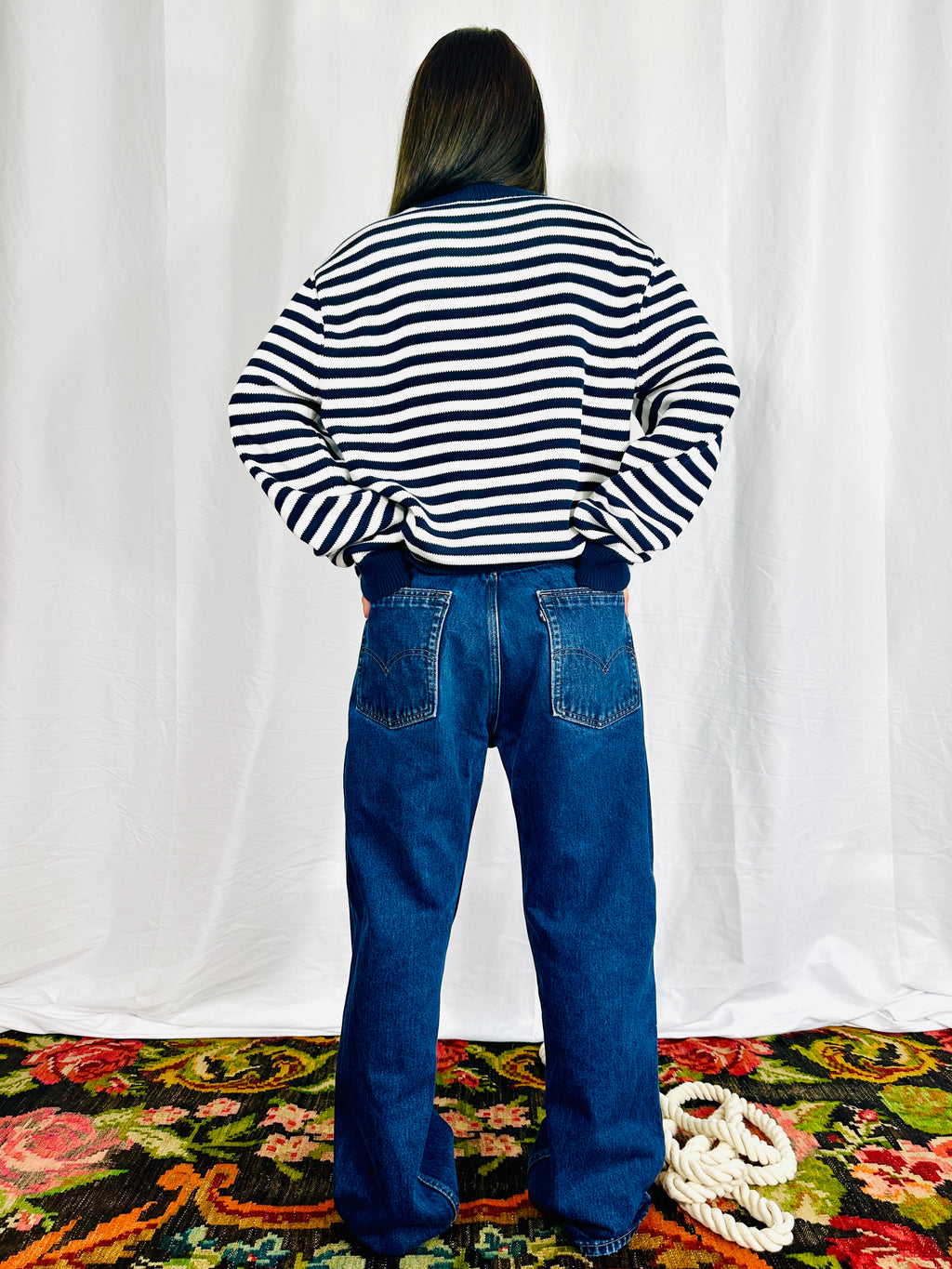 MARINA STRIPED GHOST JUMPER