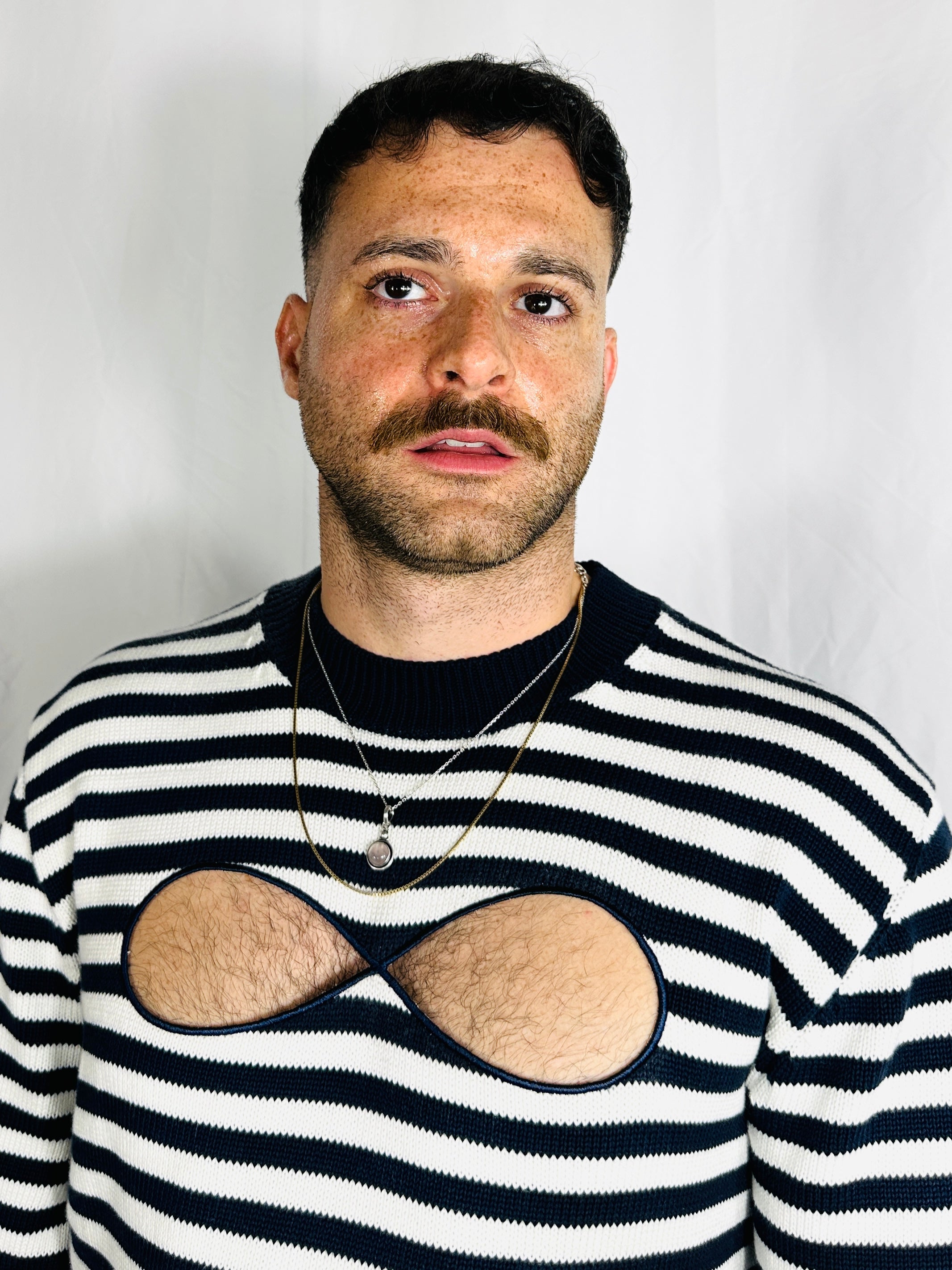 MARINA STRIPED GHOST JUMPER