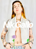 EMBELLISHED JACQUARD LINEN TOWEL