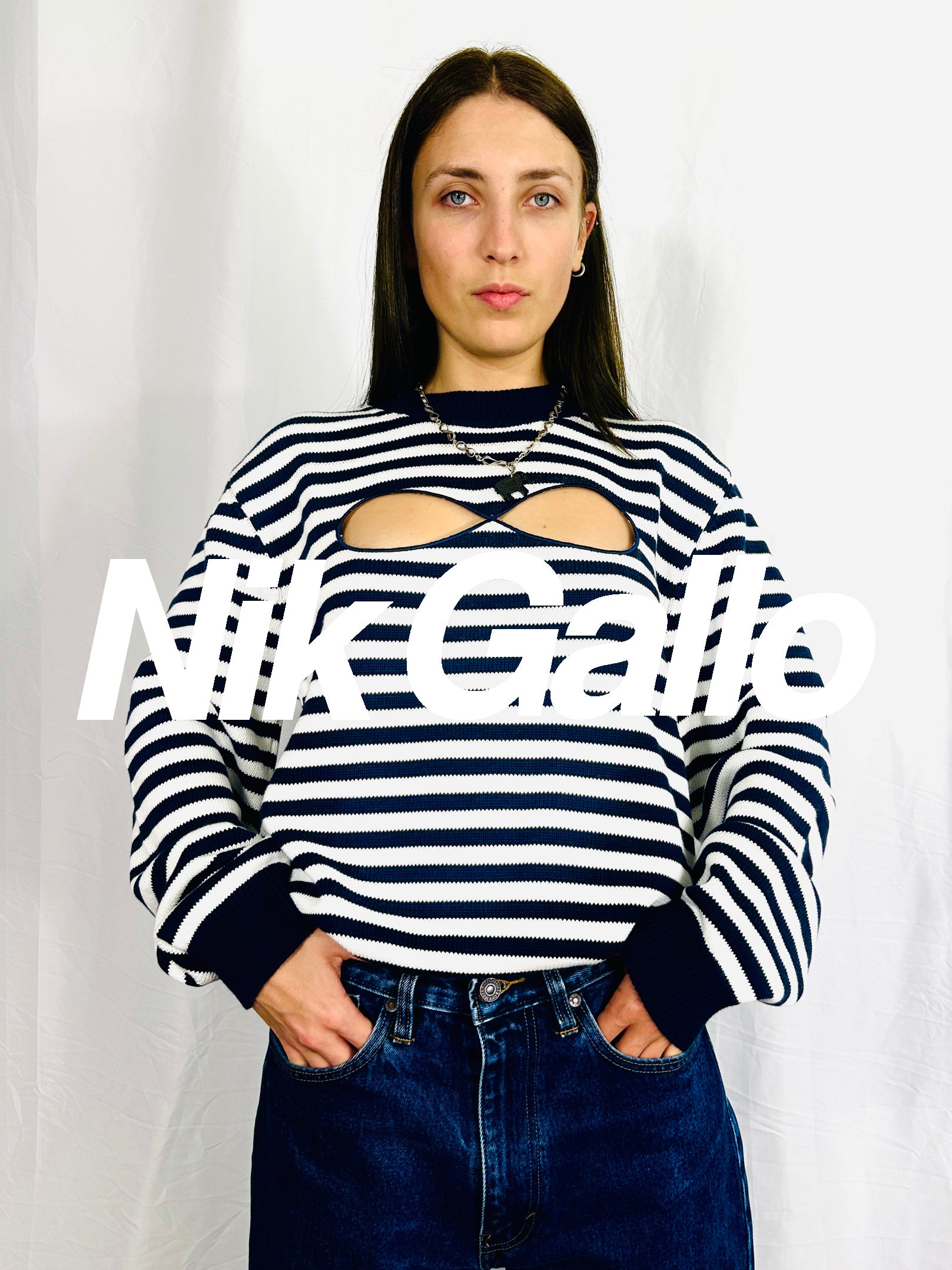 MARINA STRIPED GHOST JUMPER