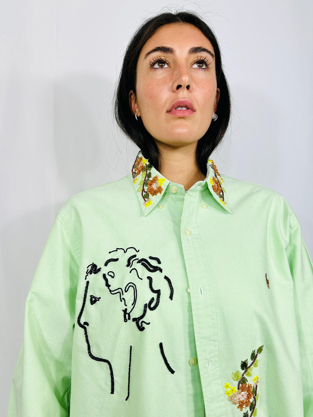 Custom Vintage green vintage shirt