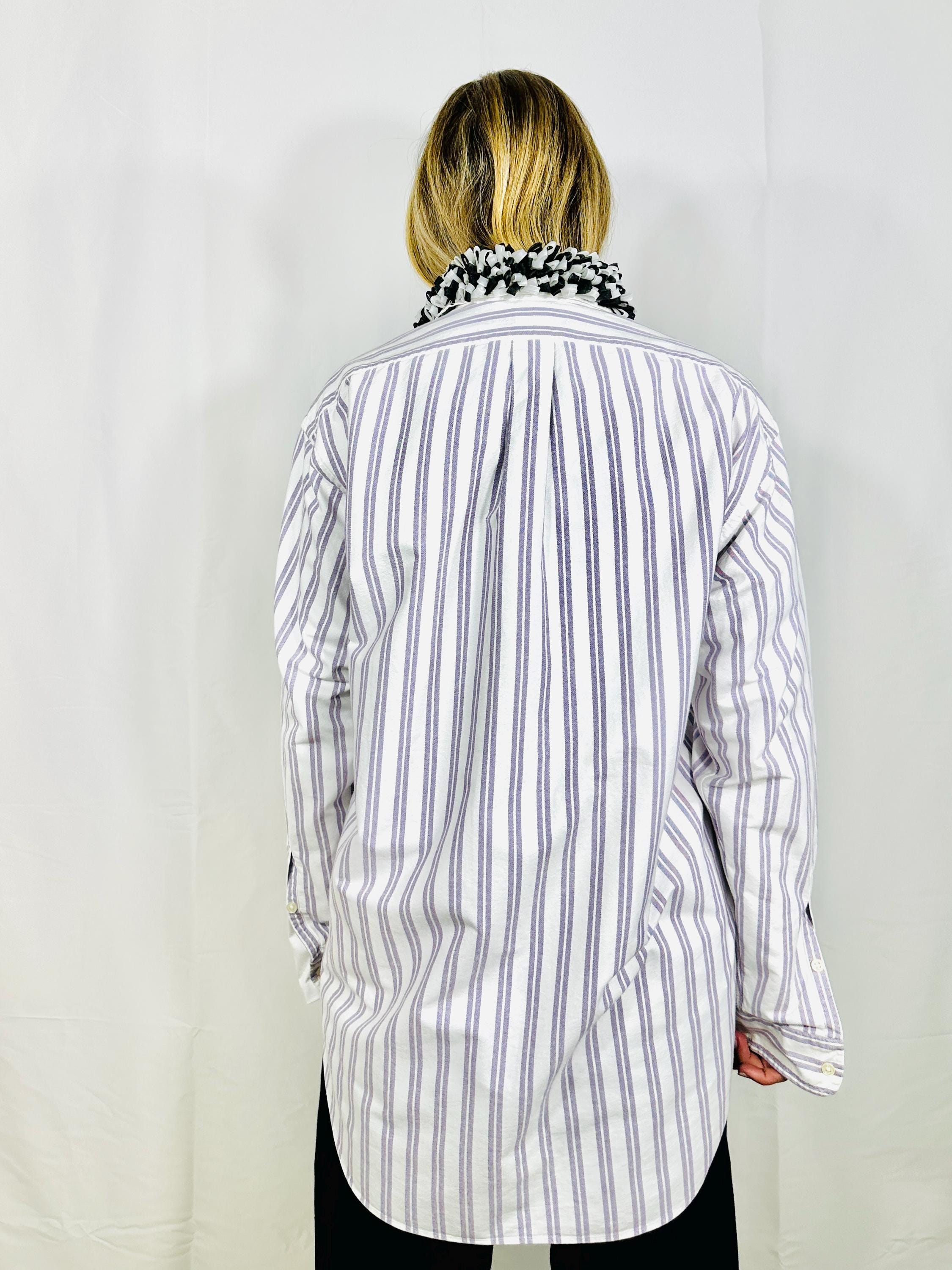 Custom Vintage shirt with beaded fringes