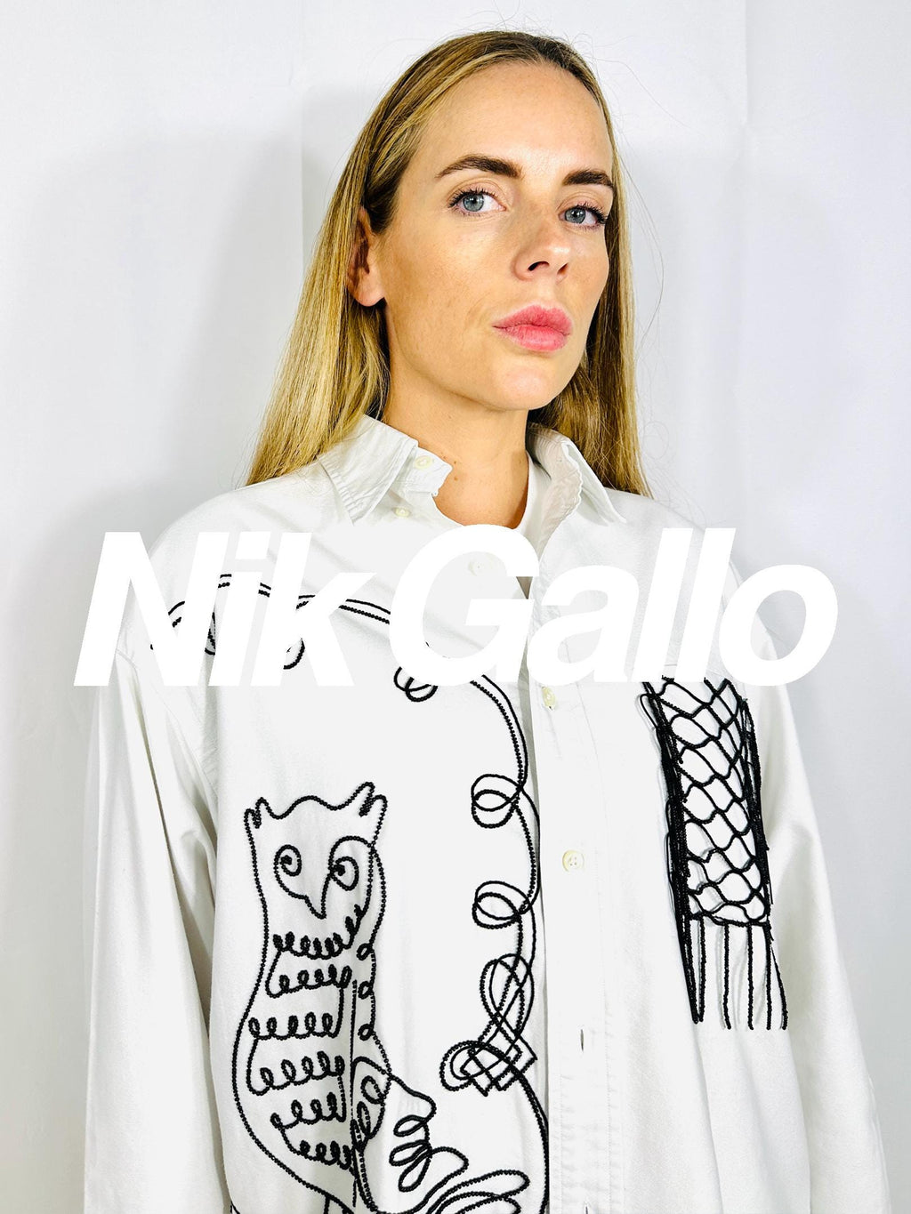 Custom Vintage Shirt with owl embroidery