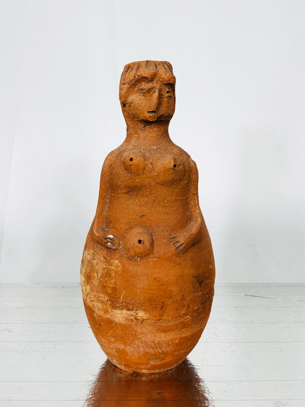 Woman Shaped Terracotta Amphora
