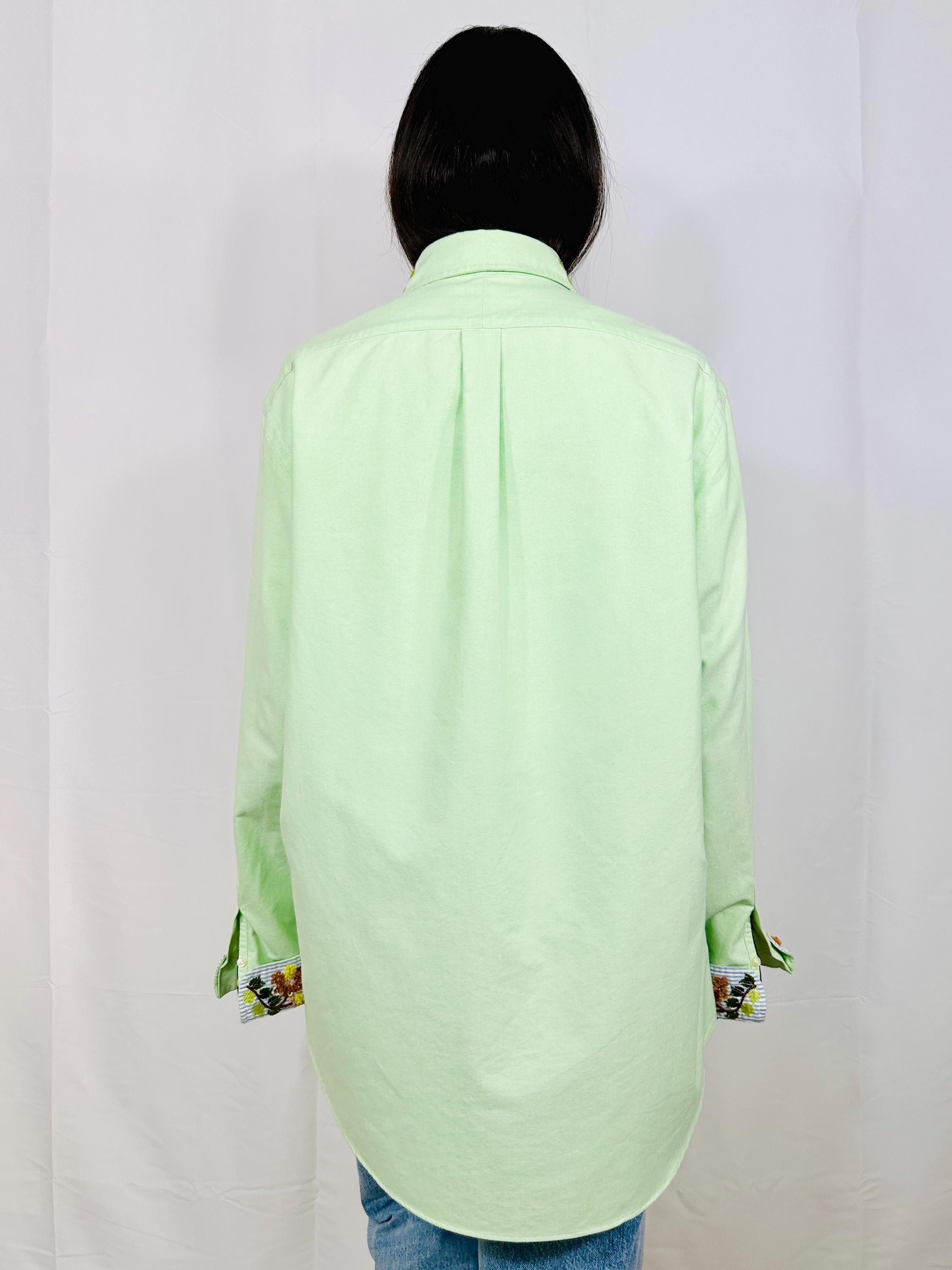 Custom Vintage green vintage shirt