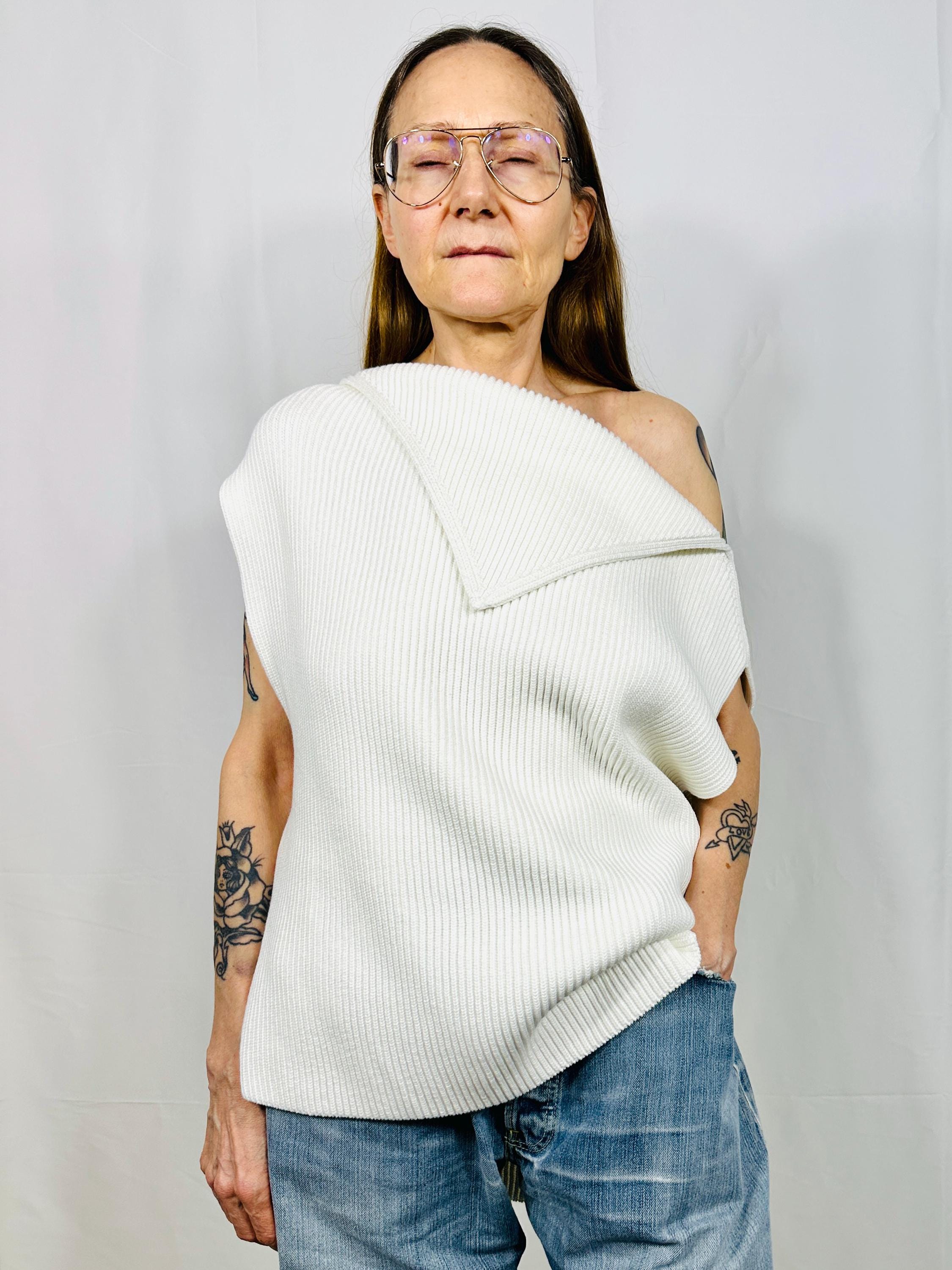 Fold top in white