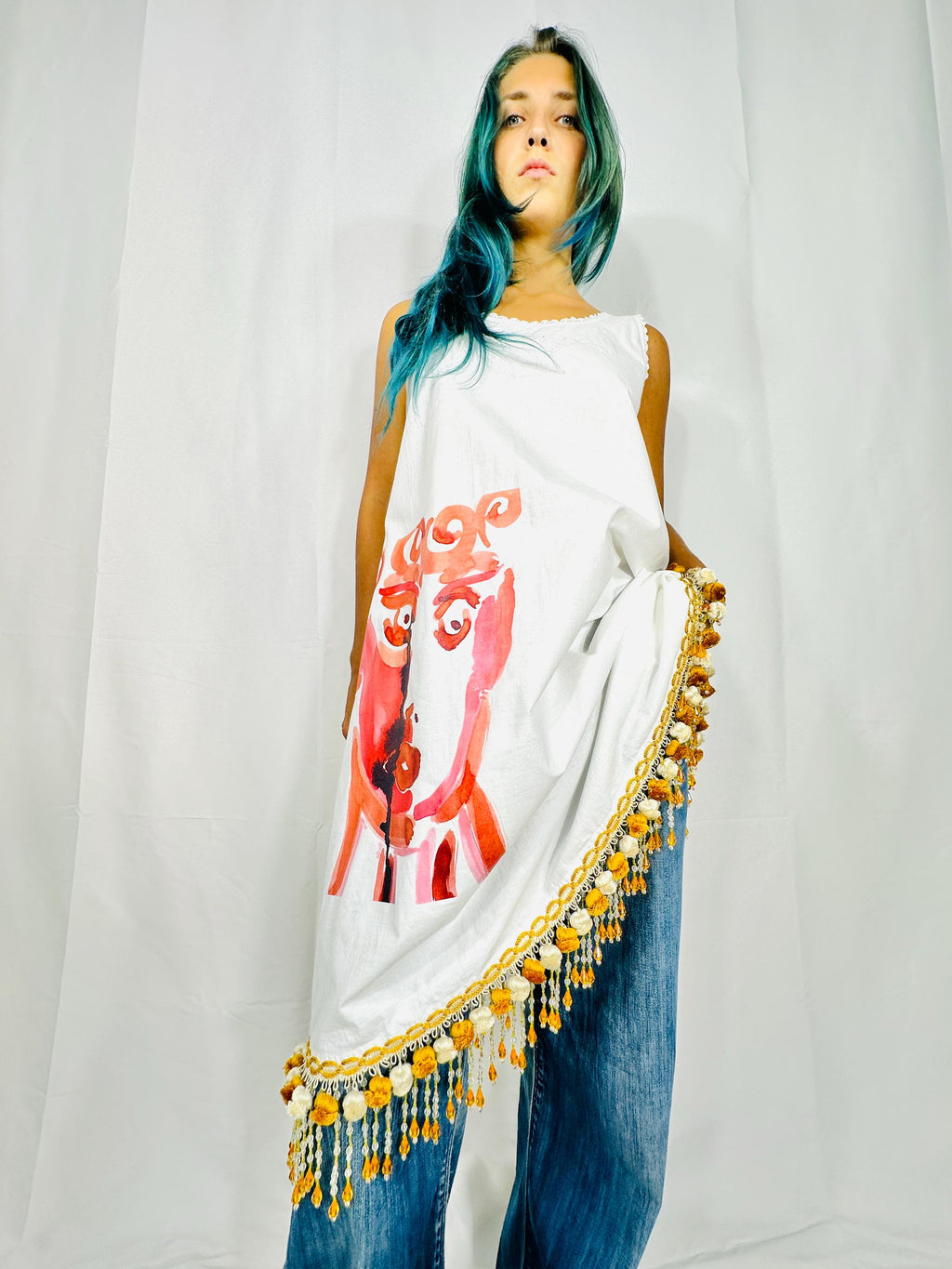 Custom Vintage midi nightgown